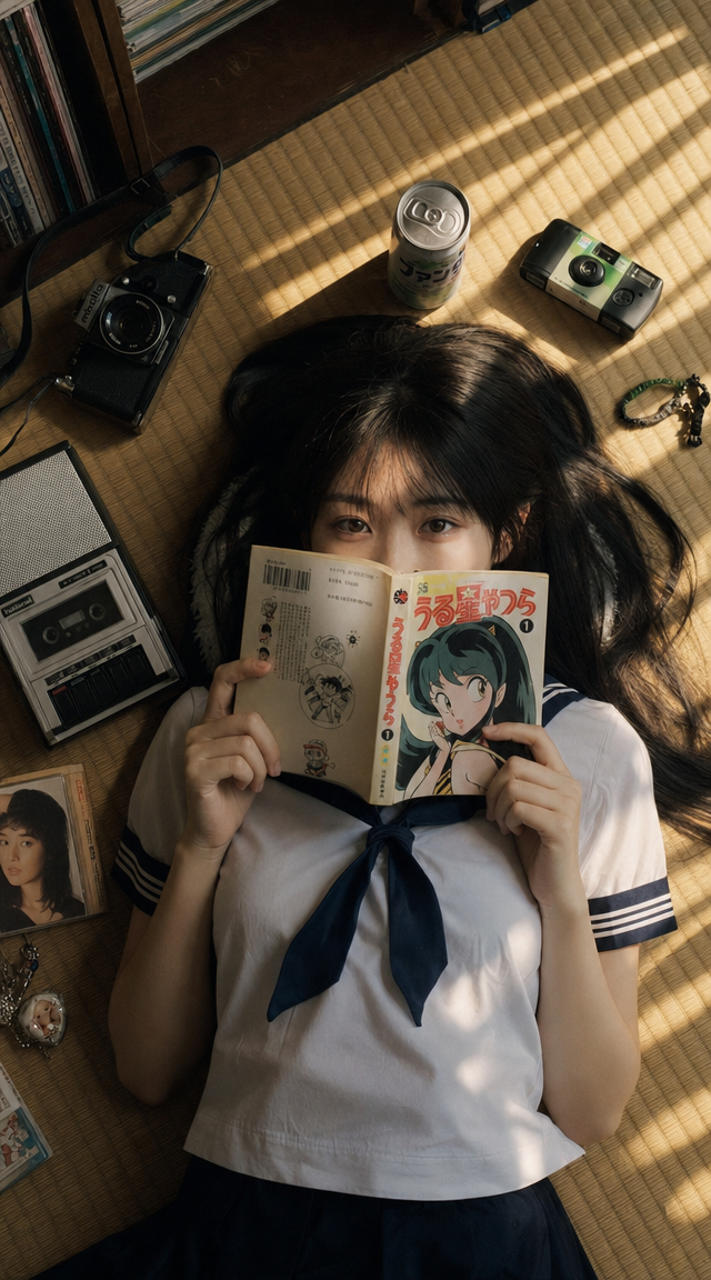 Japanese Tatami Retro Film Portrait