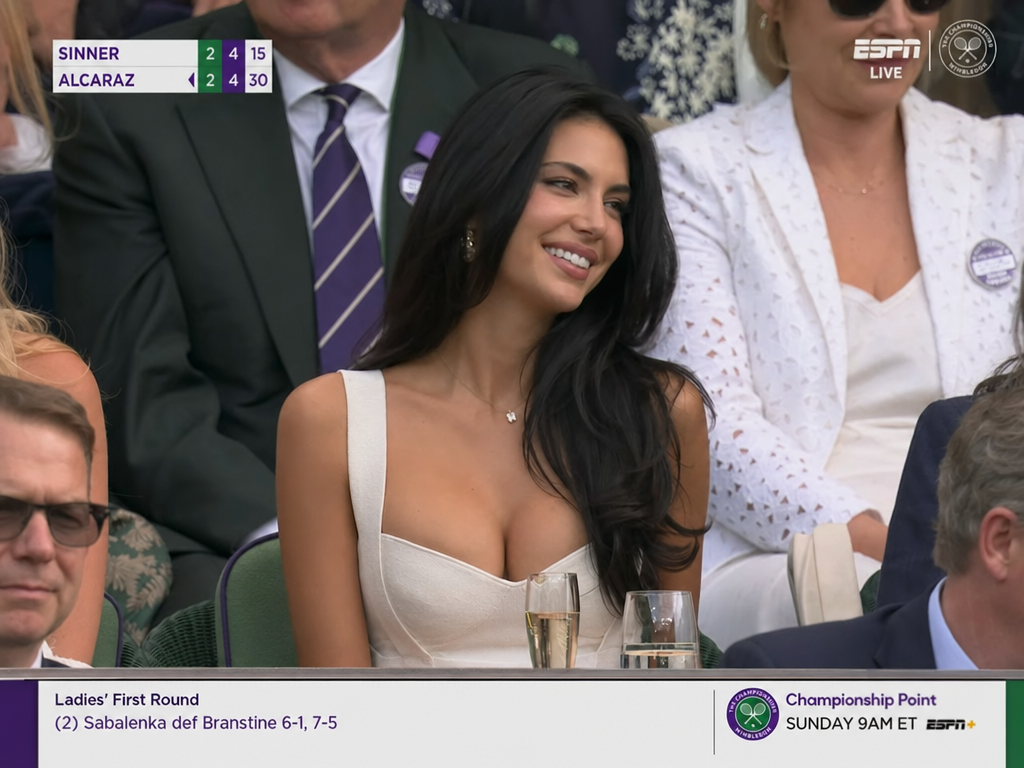 Tennis Broadcast VIP Audience Shot